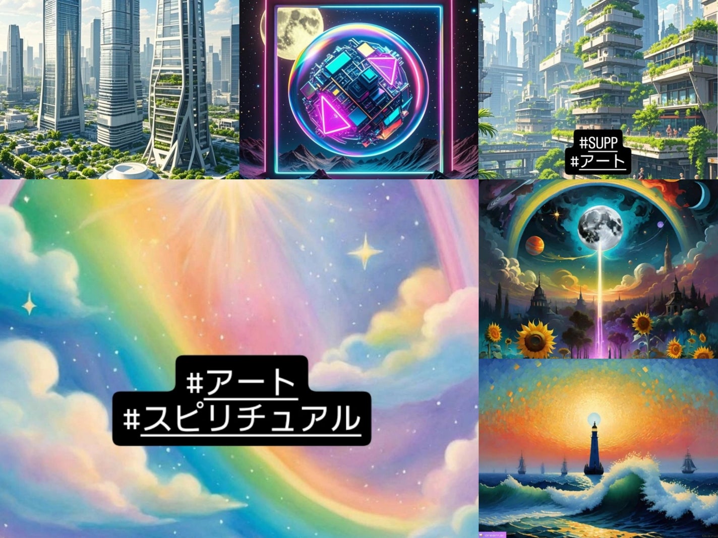 つっしー on LIPS 「#アート#スピリチュアル..」(1枚目)