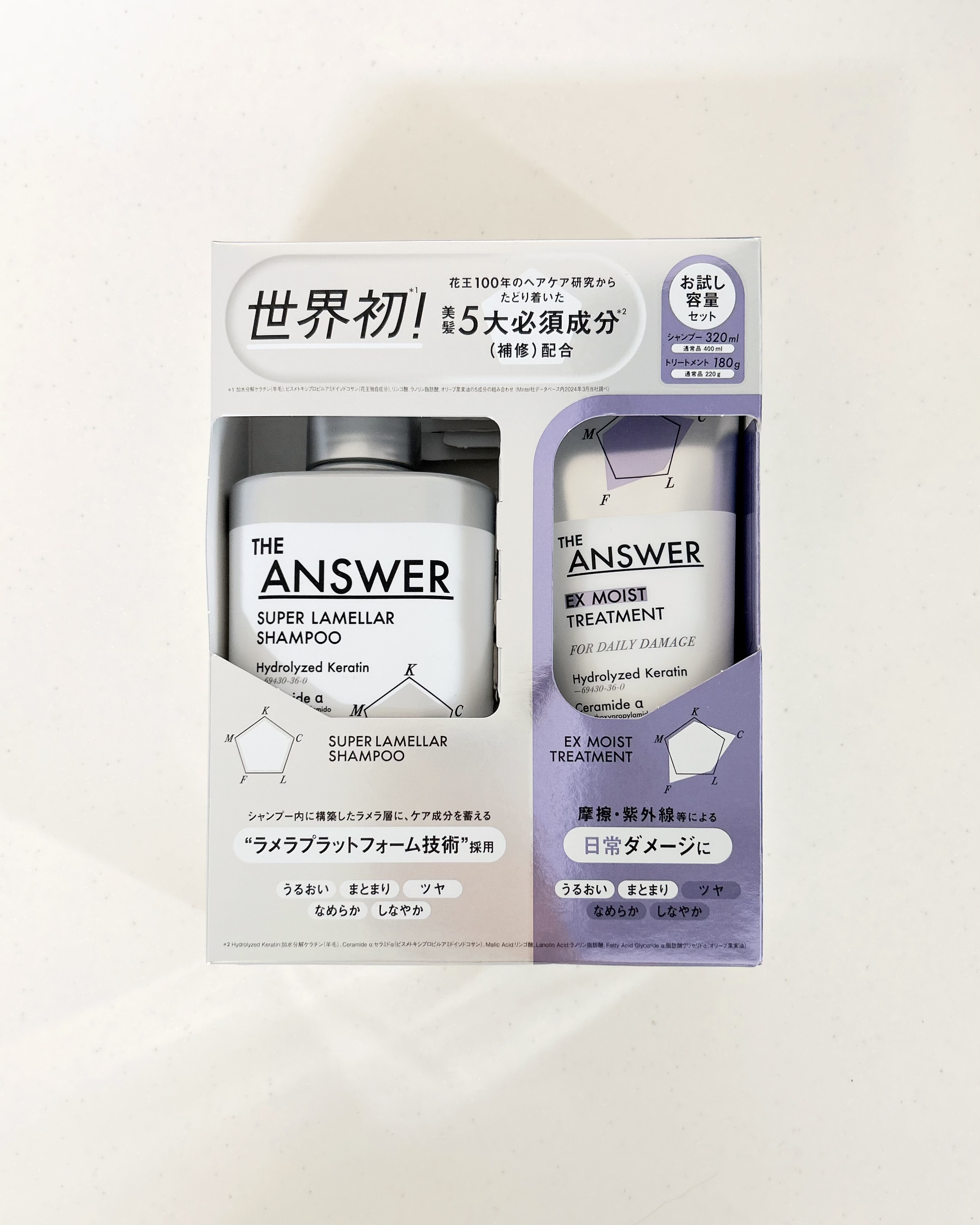 THE ANSWER スーパーラメラシャンプー/THE ANSWER/市販シャンプーを使ったクチコミ（2枚目）