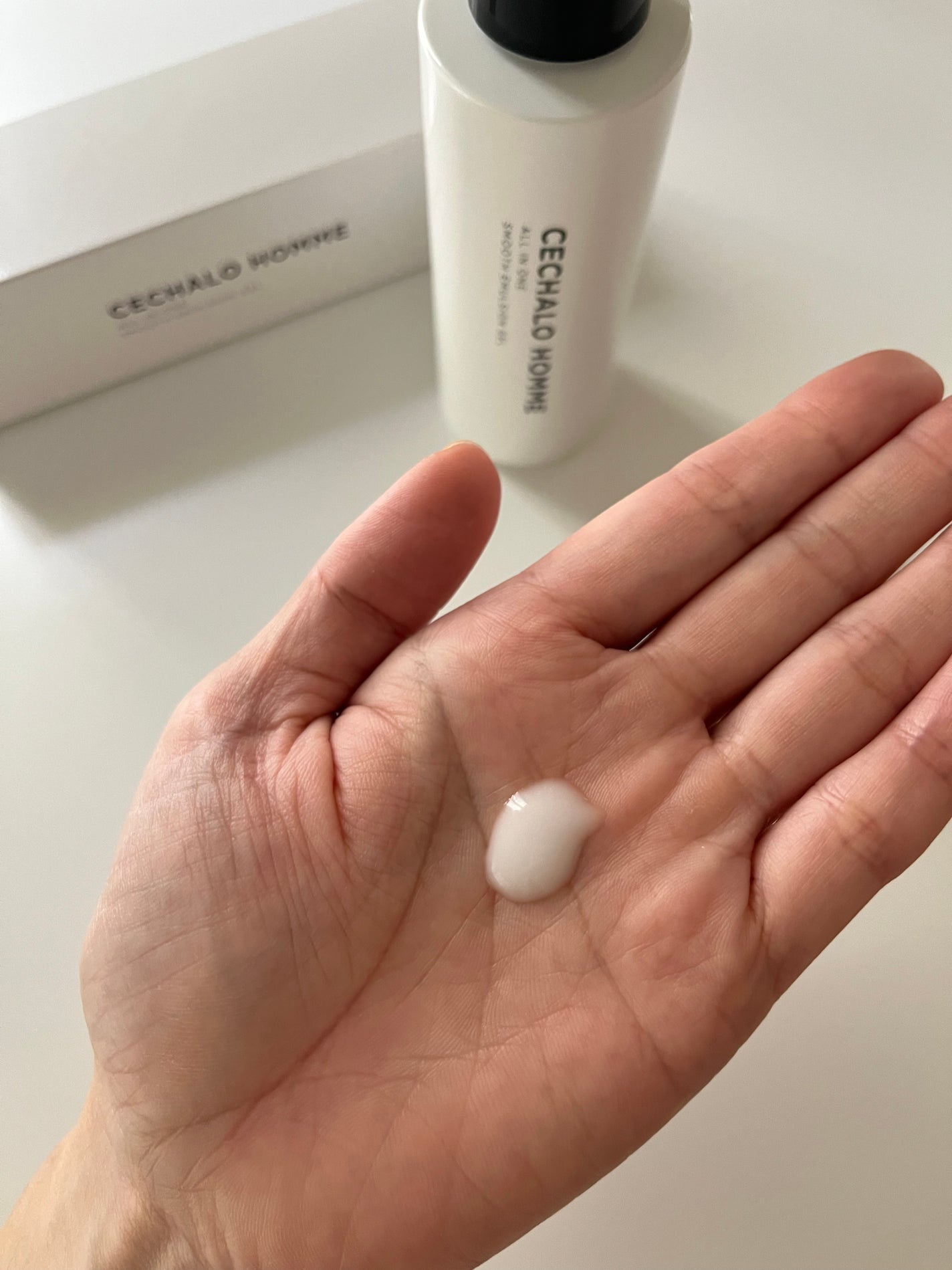 スムースエマルジョンジェル/CECHALO HOMME/オールインワン化粧品を使ったクチコミ(3枚目)