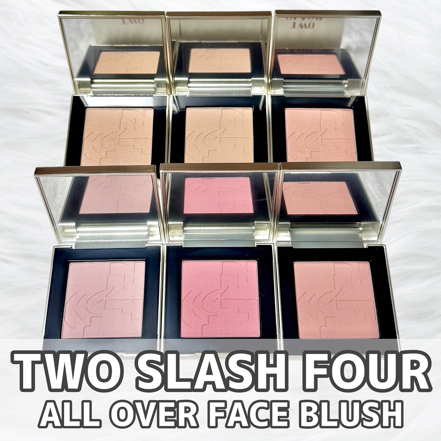 新色レビュー】オールオーバーフェイスブラッシュ｜TWO SLASH