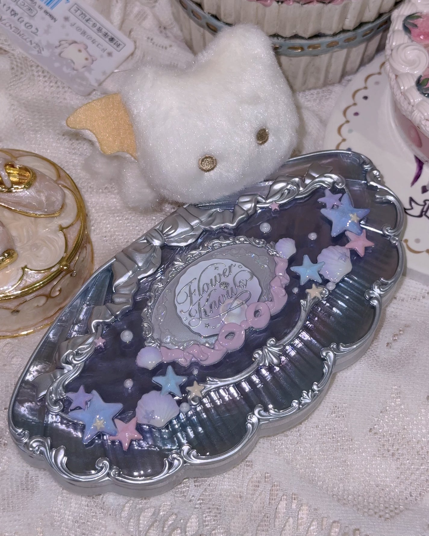 シェルズジュエルコレクション 6色アイシャドウパレット/FlowerKnows/アイシャドウパレットを使ったクチコミ(5枚目)