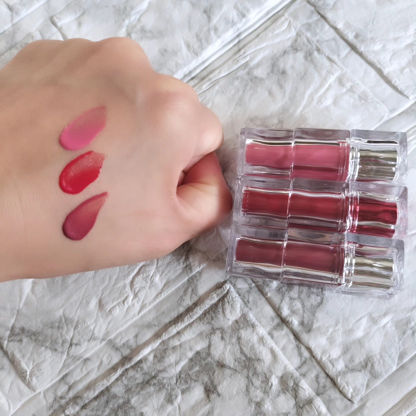 ウォーターリズムグロウティント 18 CHERRID（ミニ）/TIRTIR(ティルティル)/リップティントを使ったクチコミ（1枚目）