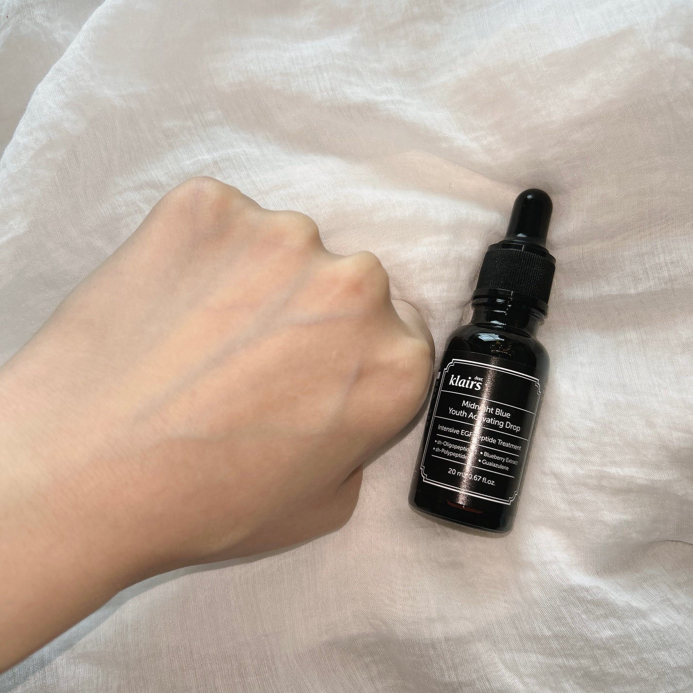 ミッドナイトブルーカーミングクリーム/Klairs/フェイスクリームを使ったクチコミ(8枚目)