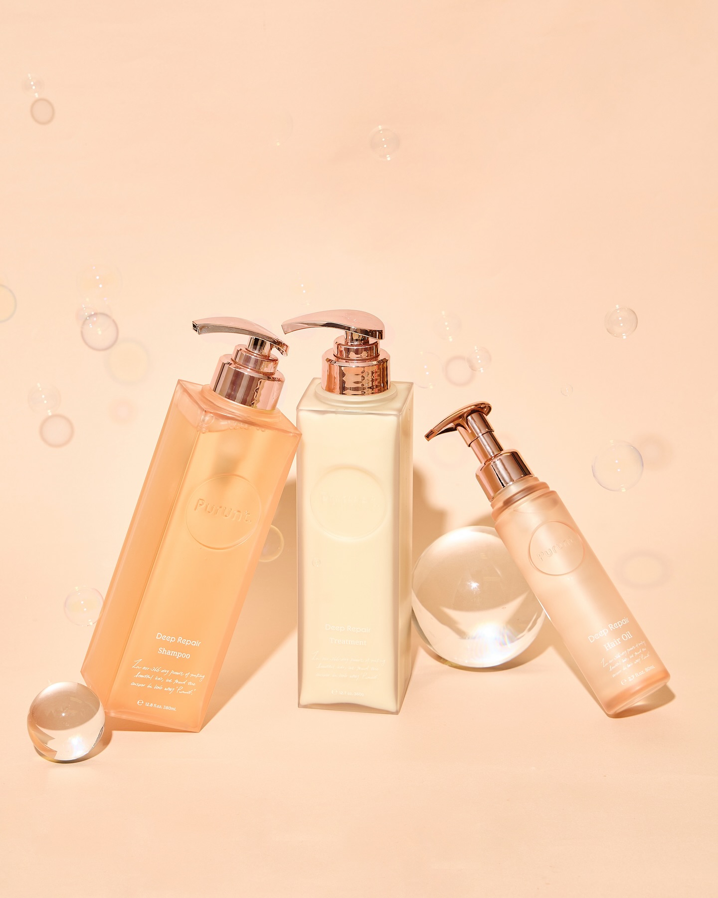 プルント ディープリペア美容液シャンプー／トリートメント/Purunt./市販シャンプーを使ったクチコミ（1枚目）