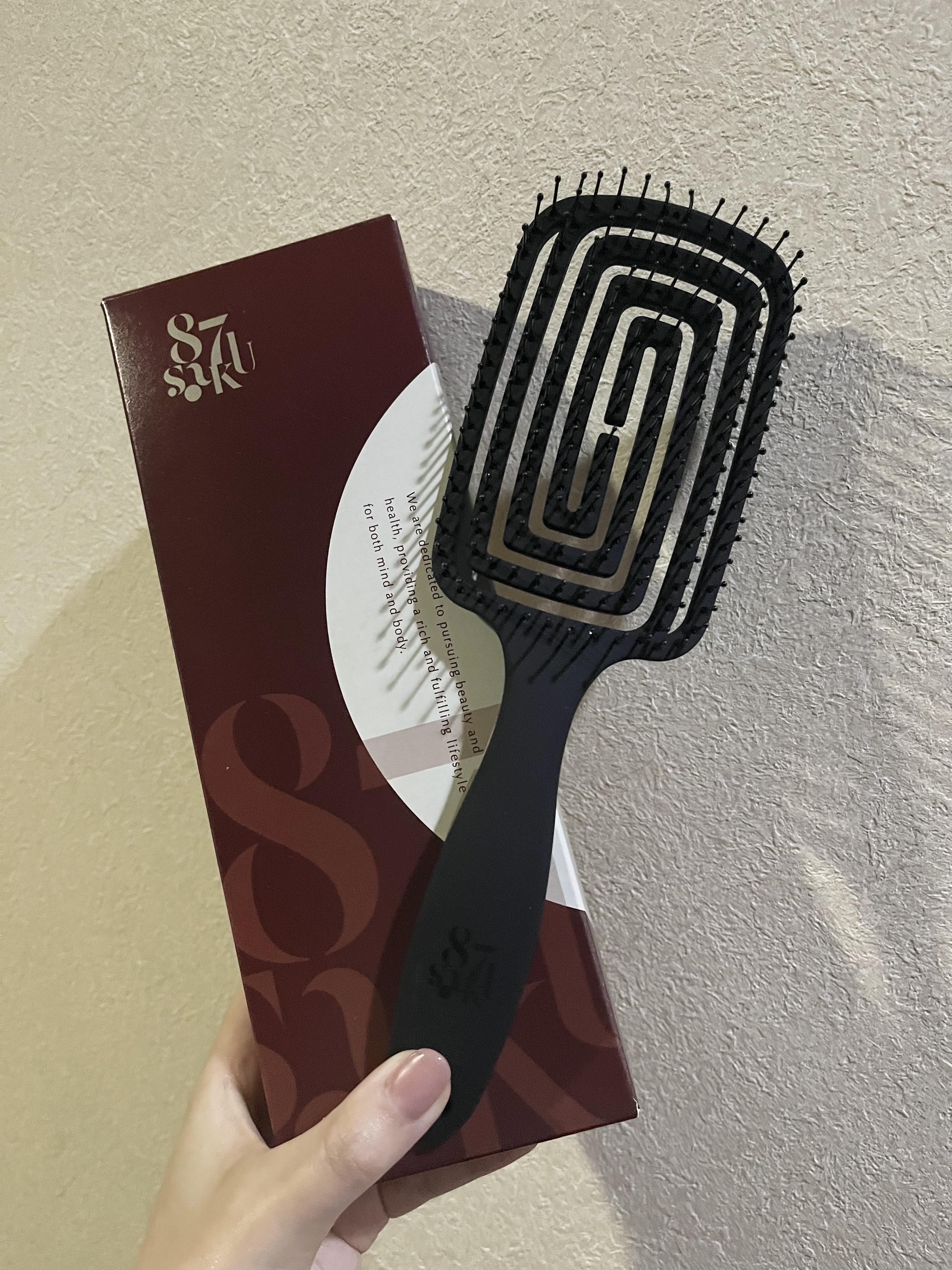 87saku ハナサク 速乾ブラシ/87saku/ヘアブラシを使ったクチコミ（1枚目）