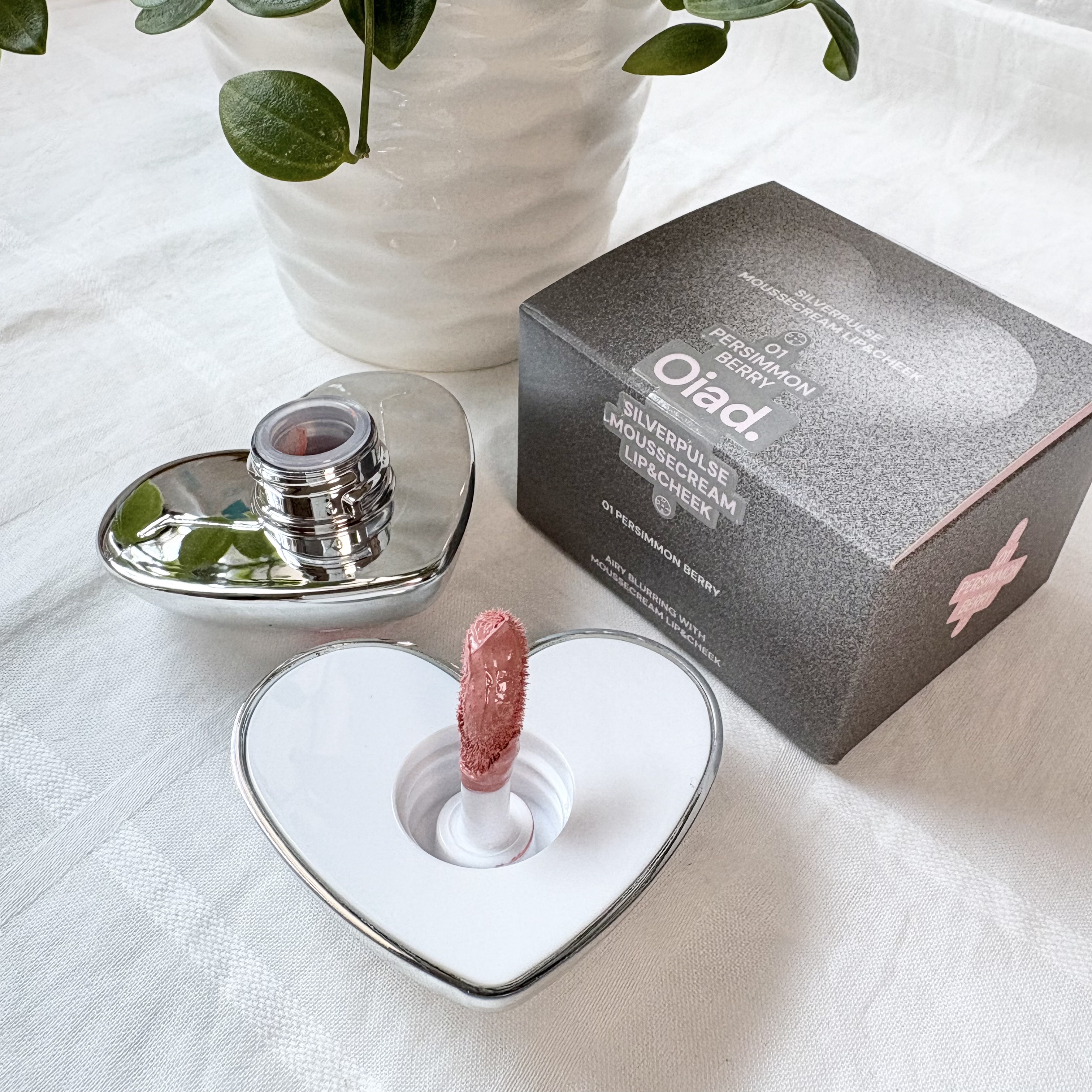 シルバーパース ムースクリーム リップ＆チーク/oiad/ジェル・クリームチークを使ったクチコミ（2枚目）