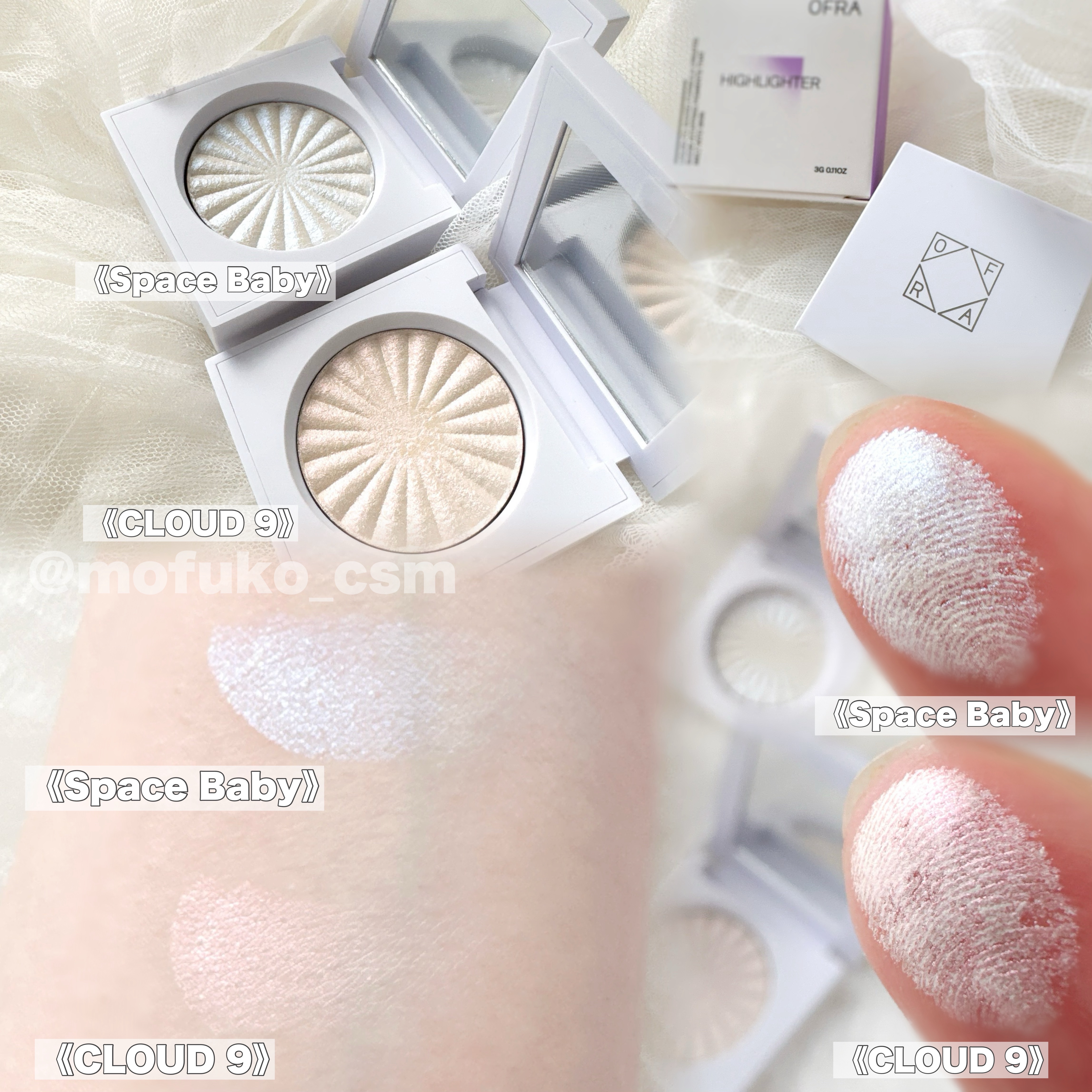 OFRA mini Highlighter/Ofra Cosmetics/パウダーハイライトを使ったクチコミ（3枚目）