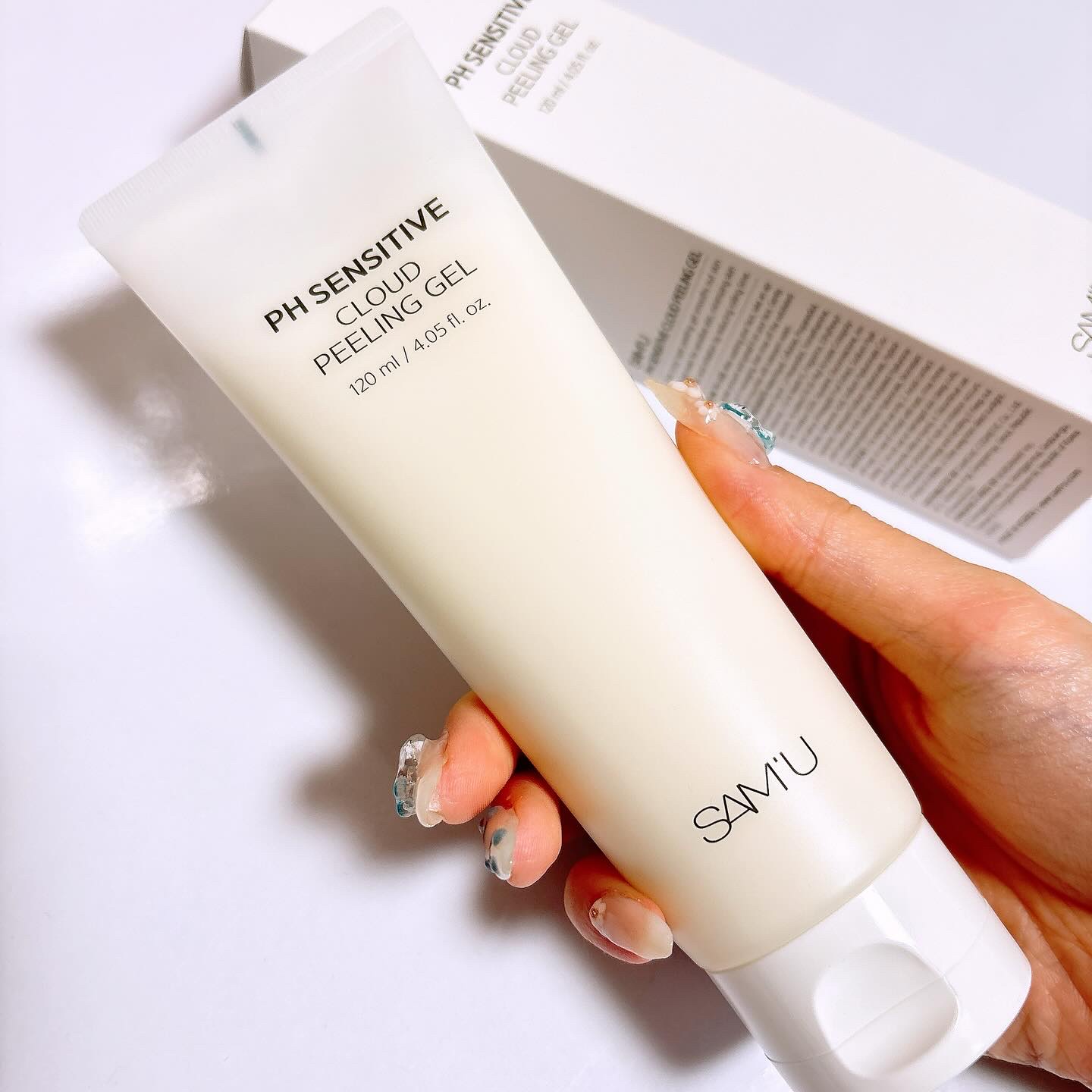 PHセンシティブクラウドピーリングジェル/SAM'U/ピーリングを使ったクチコミ（2枚目）