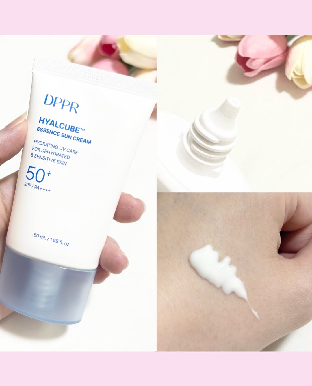 HYALCUBE ESSENCE SUN CREAM/DPPR/日焼け止めクリームを使ったクチコミ（3枚目）