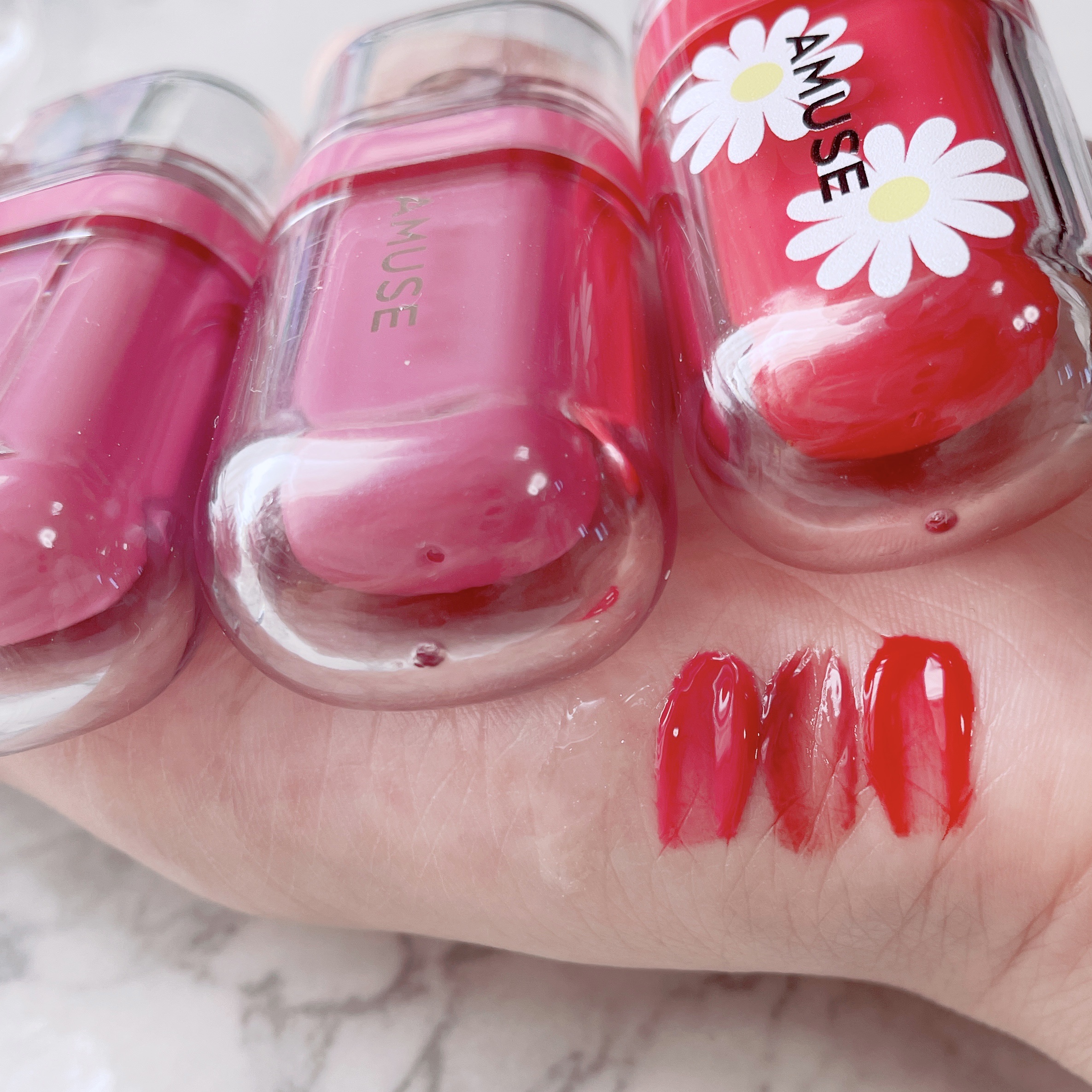 ジェルフィットティント/AMUSE/リップティントを使ったクチコミ（3枚目）