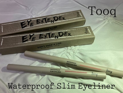 ウォータープルーフ スリム アイライナー/Tooq/ジェルアイライナーを使ったクチコミ(1枚目)
