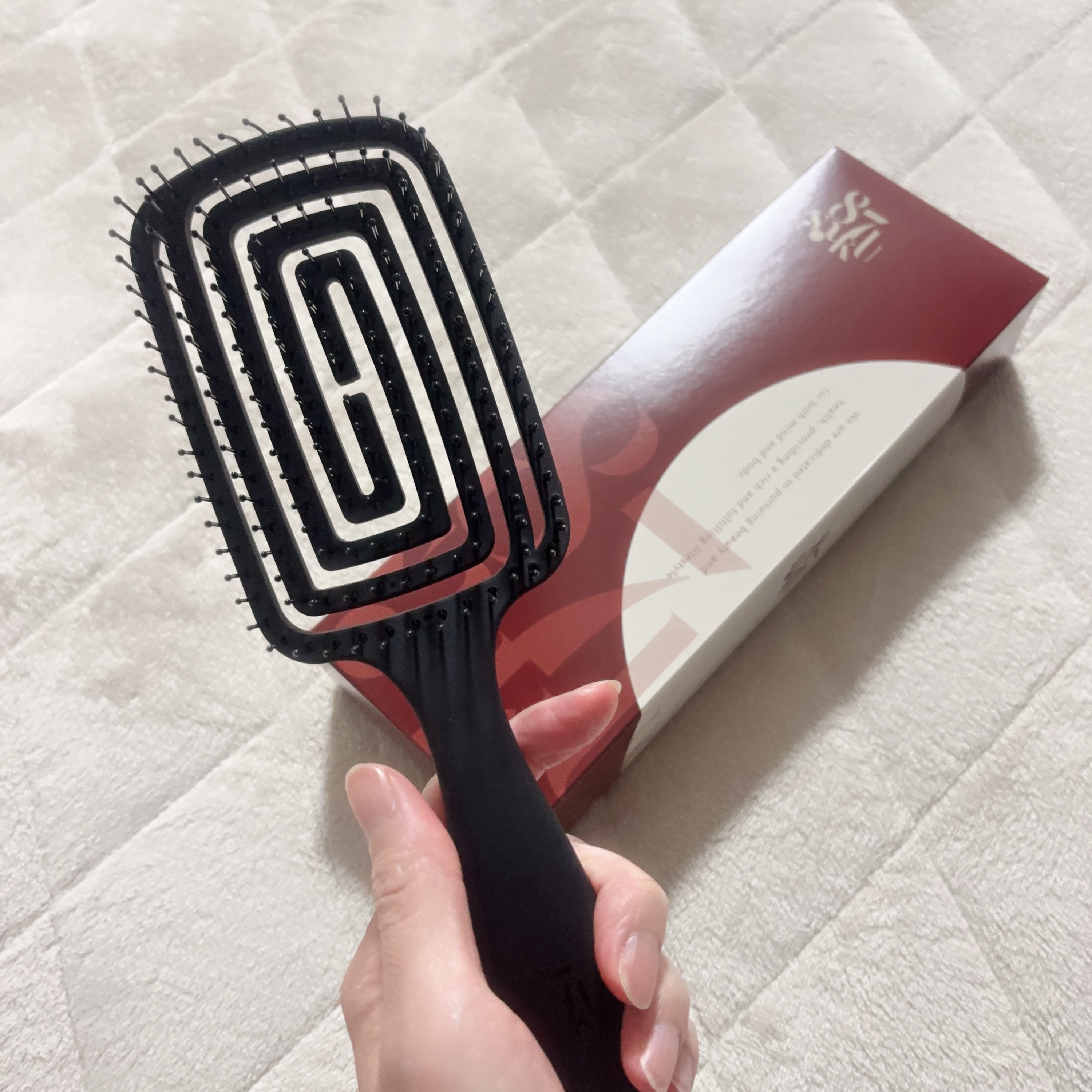 87saku ハナサク 速乾ブラシ/87saku/ヘアブラシを使ったクチコミ（1枚目）