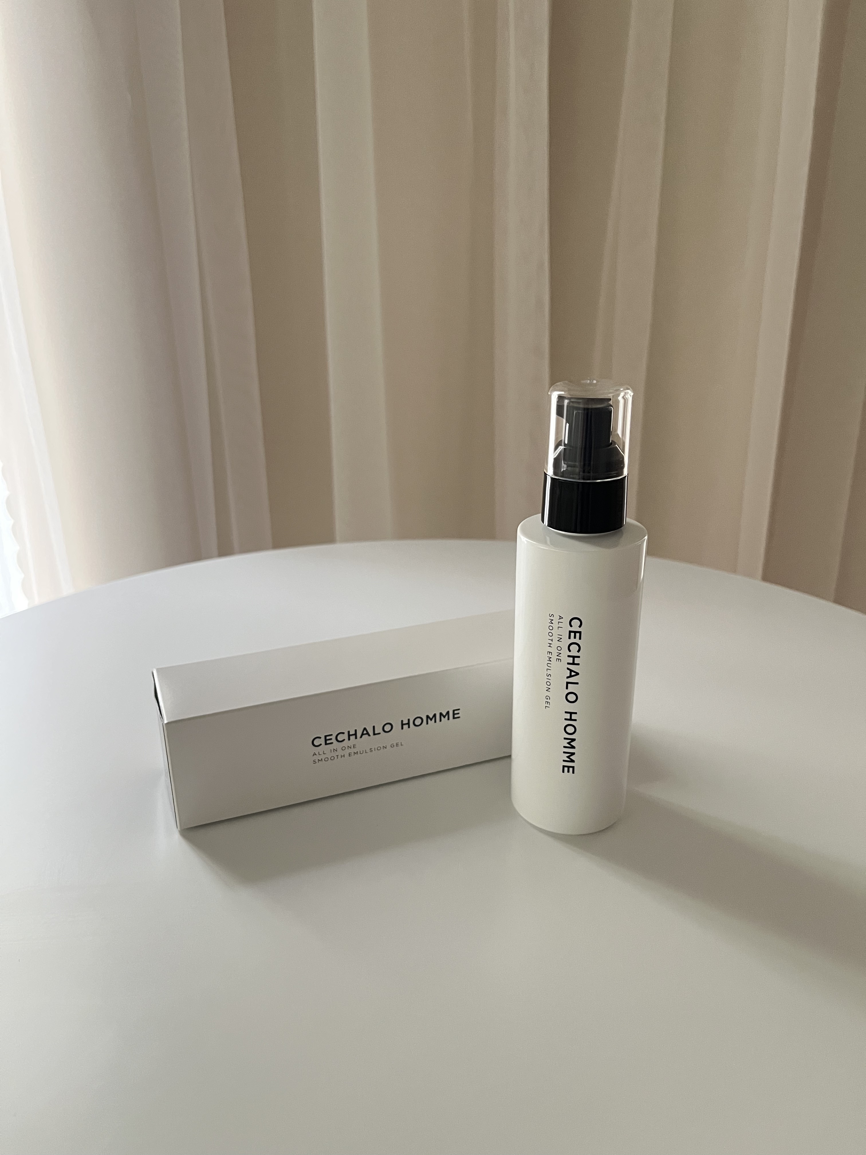 スムースエマルジョンジェル/CECHALO HOMME/オールインワン化粧品を使ったクチコミ（2枚目）
