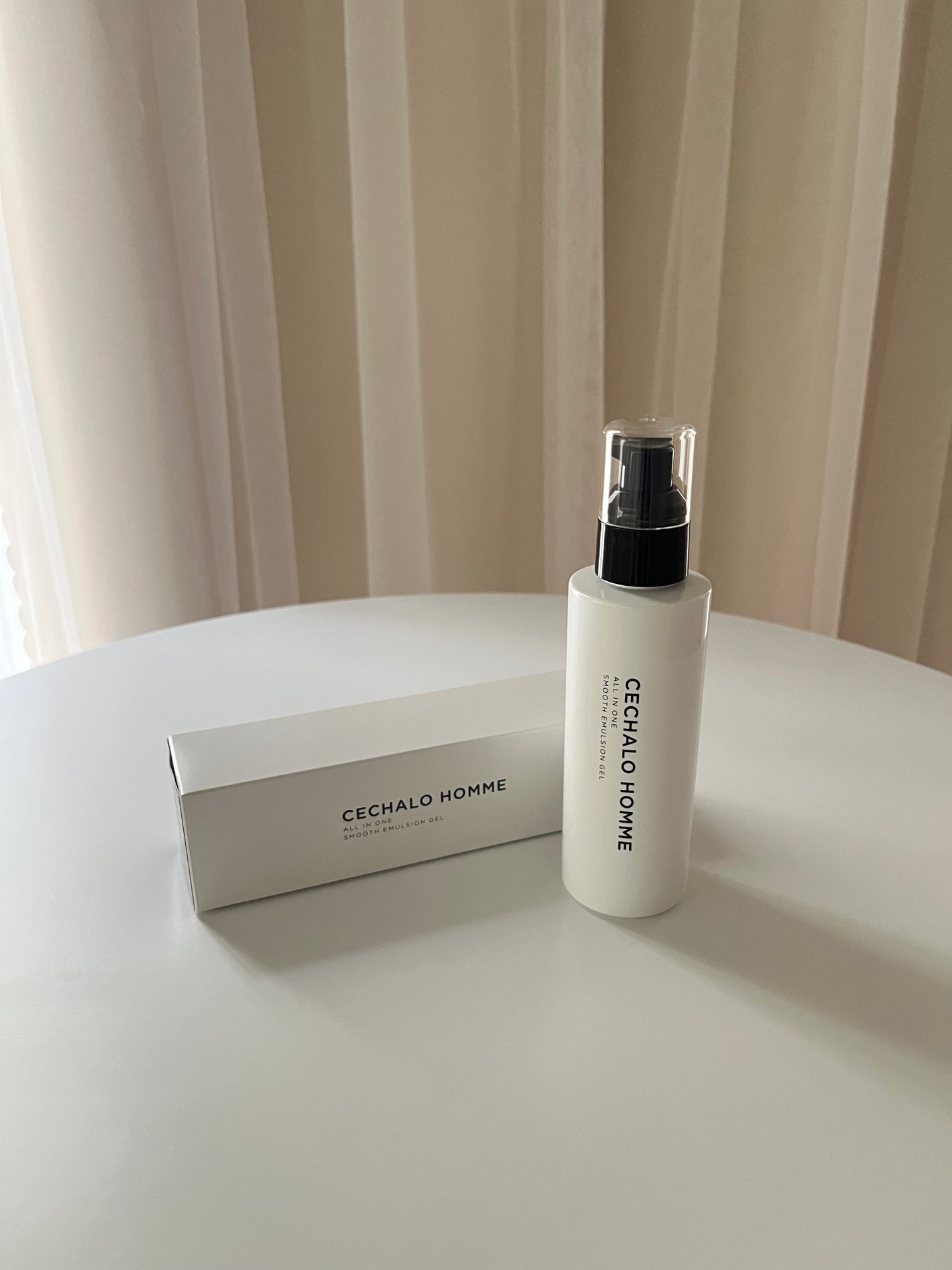 スムースエマルジョンジェル/CECHALO HOMME/オールインワン化粧品を使ったクチコミ(2枚目)