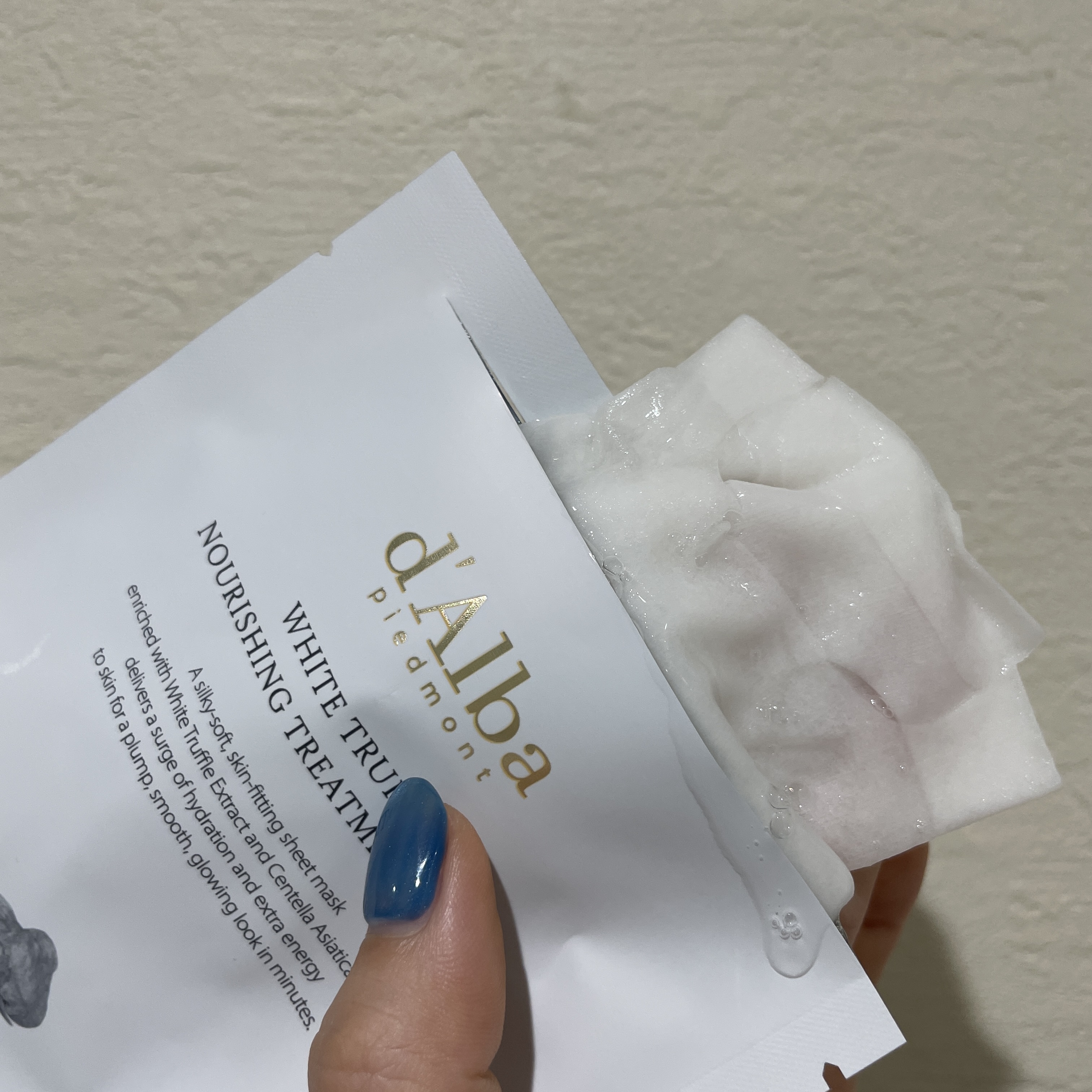 ホワイトトリュフナリシングトリートメントマスク/ダルバ/シートマスク・パックを使ったクチコミ（2枚目）