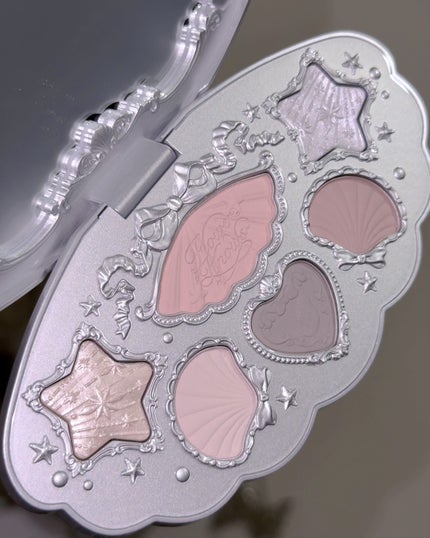 シェルズジュエルコレクション 6色アイシャドウパレット/FlowerKnows/アイシャドウパレットを使ったクチコミ(8枚目)