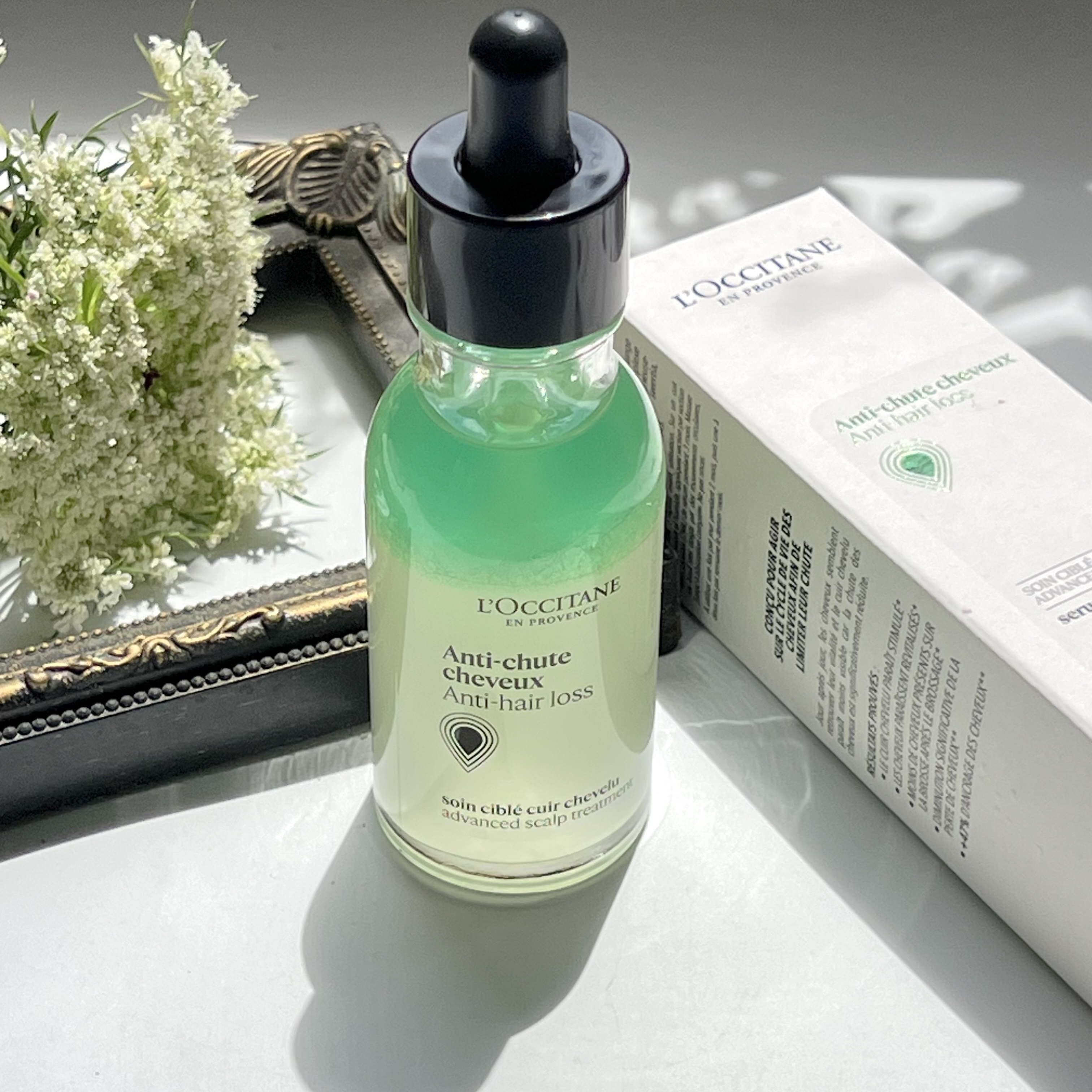 薬用 メディカル アンチヘアロスセラム/L'OCCITANE/頭皮ローションを使ったクチコミ（1枚目）