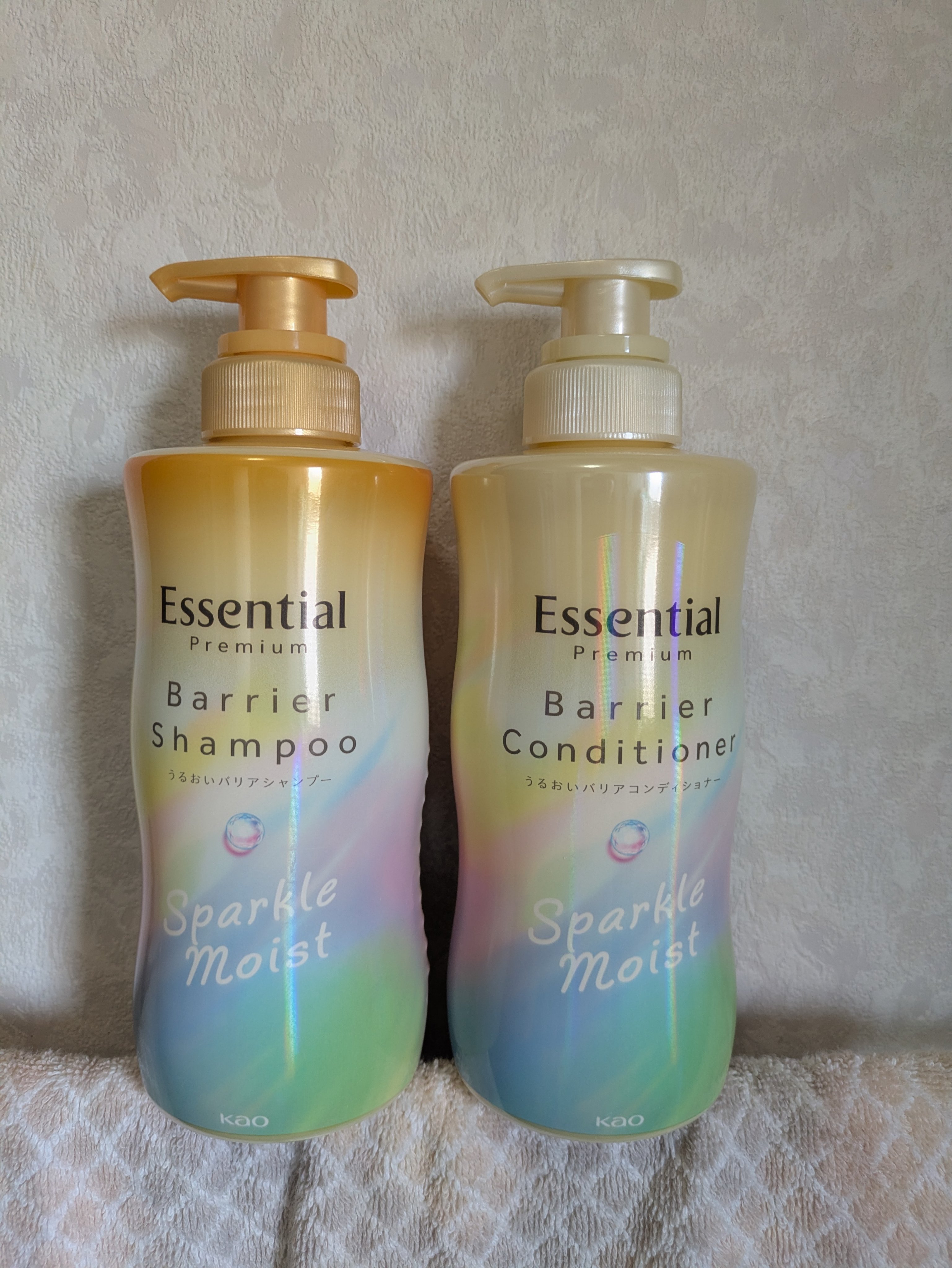 エッセンシャルプレミアム バリアシャンプー・コンディショナー スパークルモイスト/エッセンシャル/市販シャンプーを使ったクチコミ（1枚目）