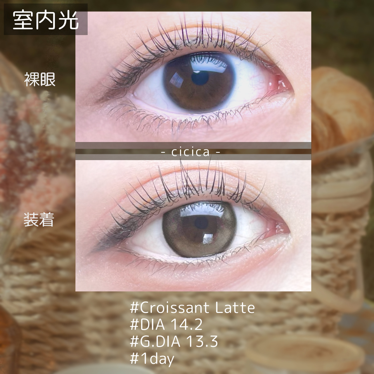 cicica 1day/cicica/ワンデー（１DAY）カラコンを使ったクチコミ（2枚目）