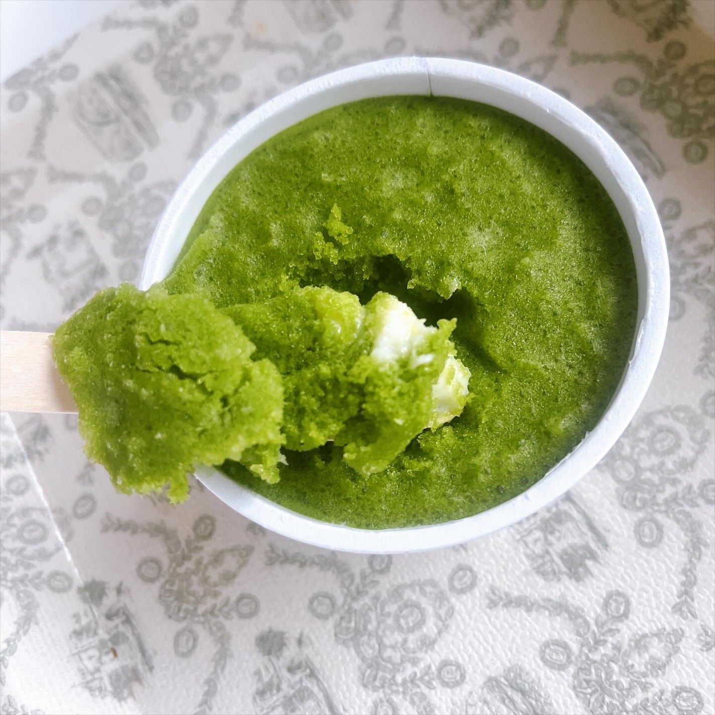 ひとりコスメ部 フォロバ100 on LIPS 「セブンイレブンで購入。#抹茶練乳氷132kcal美味しかった。..」(2枚目)