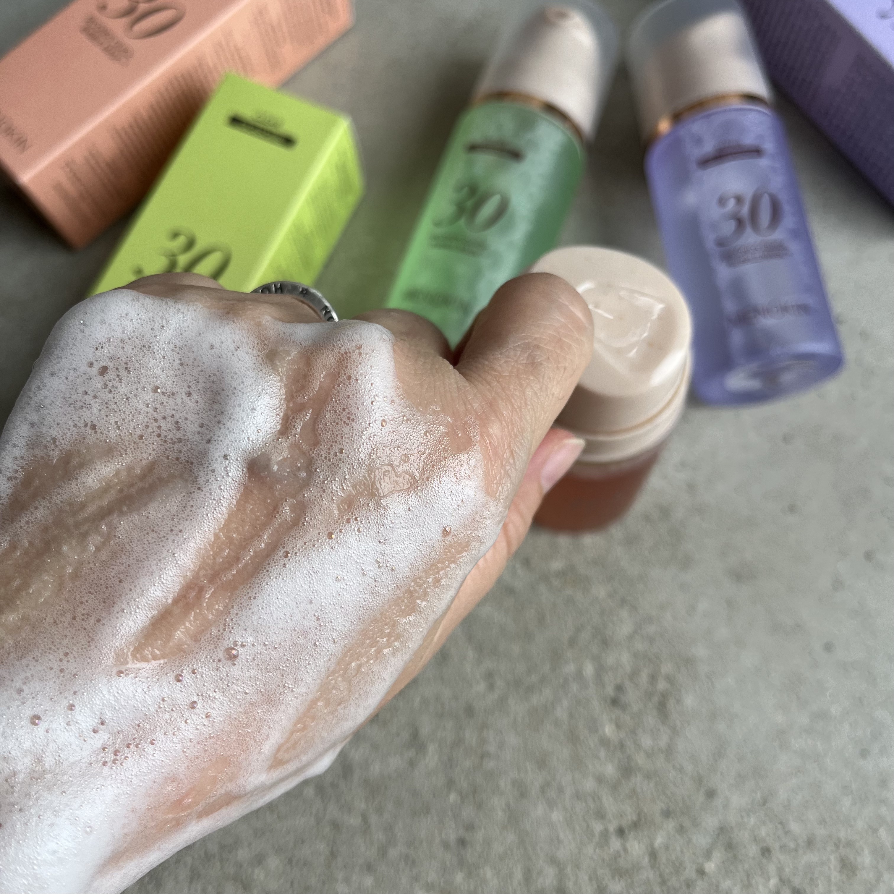 30秒クイックバブルマスク1+1セット/MENOKIN/シートマスク・パックを使ったクチコミ（3枚目）