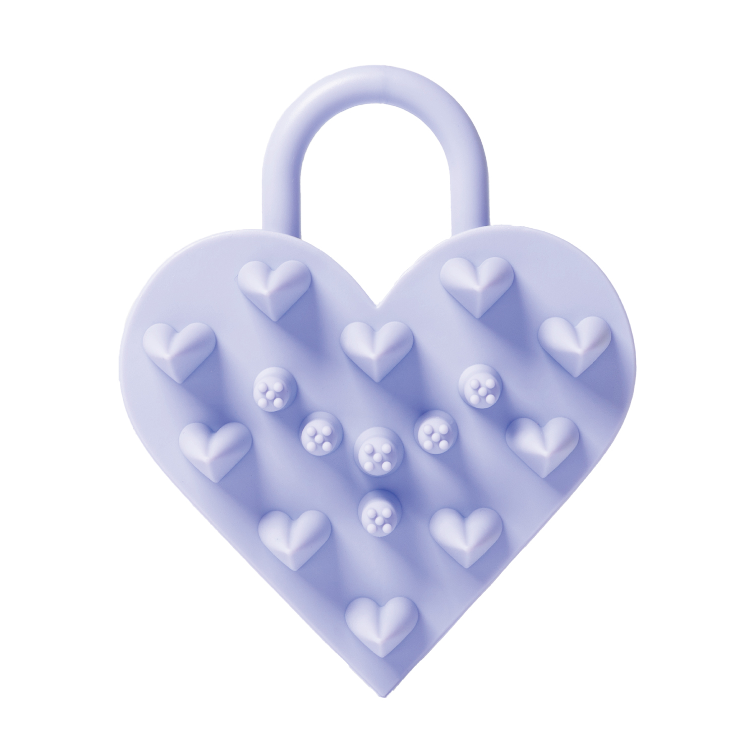 ハートロック スカルプブラシ パープル