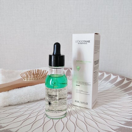 薬用 メディカル アンチヘアロスセラム/L'OCCITANE/頭皮ローションを使ったクチコミ(1枚目)
