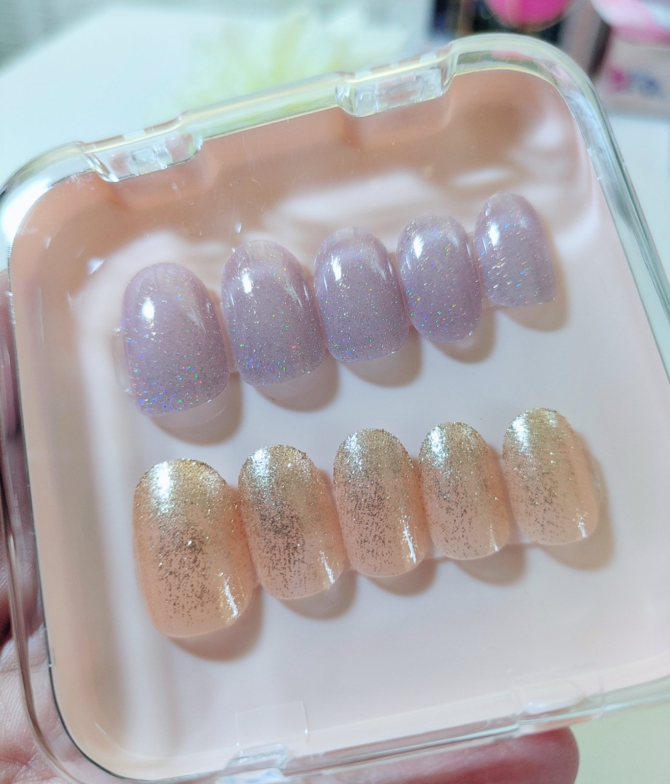 ネイルチップ収納ケース/DAISO/ネイル用品を使ったクチコミ（2枚目）