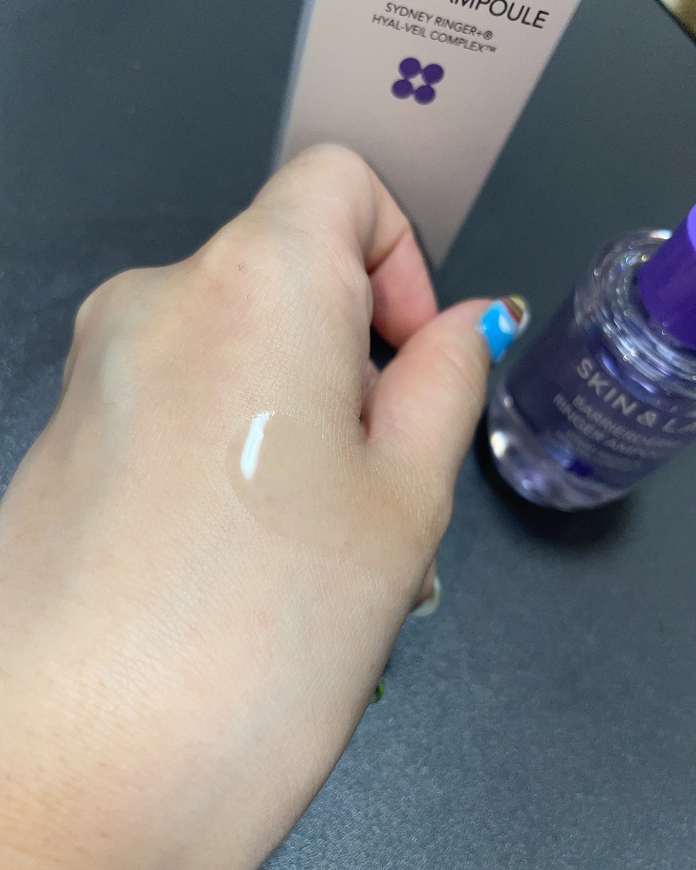 バリアダームリンガーアンプル/SKIN&LAB/美容液を使ったクチコミ(4枚目)