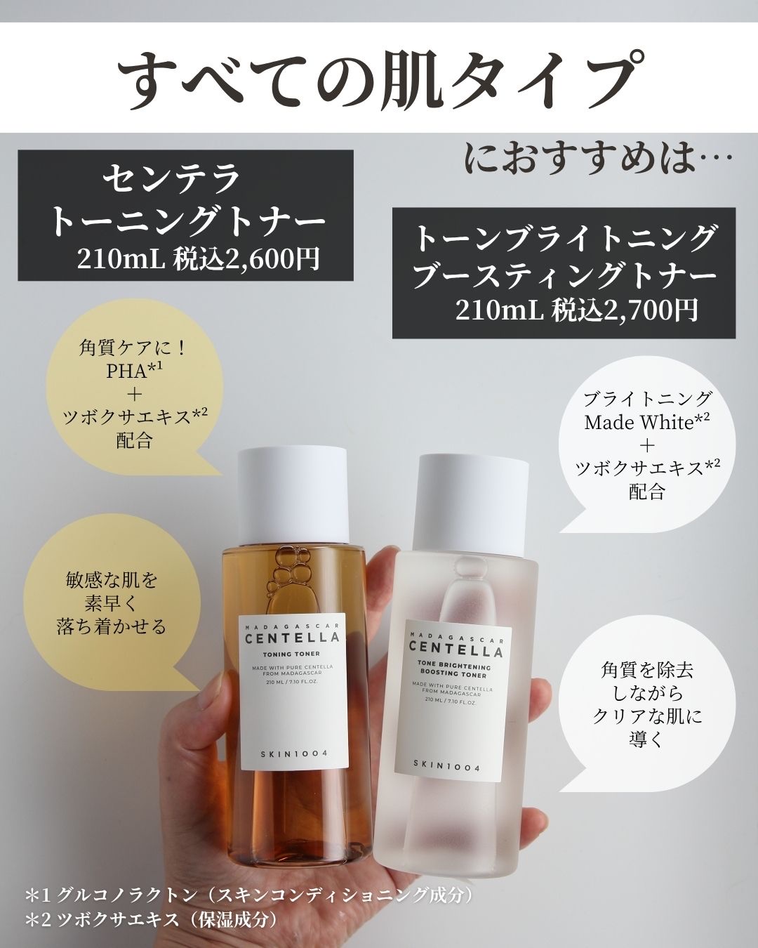 センテラ トーニングトナー/SKIN1004/化粧水を使ったクチコミ（3枚目）