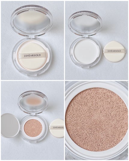 ハートリーフシーンカバークッション/23years old/クッションファンデーションを使ったクチコミ(3枚目)