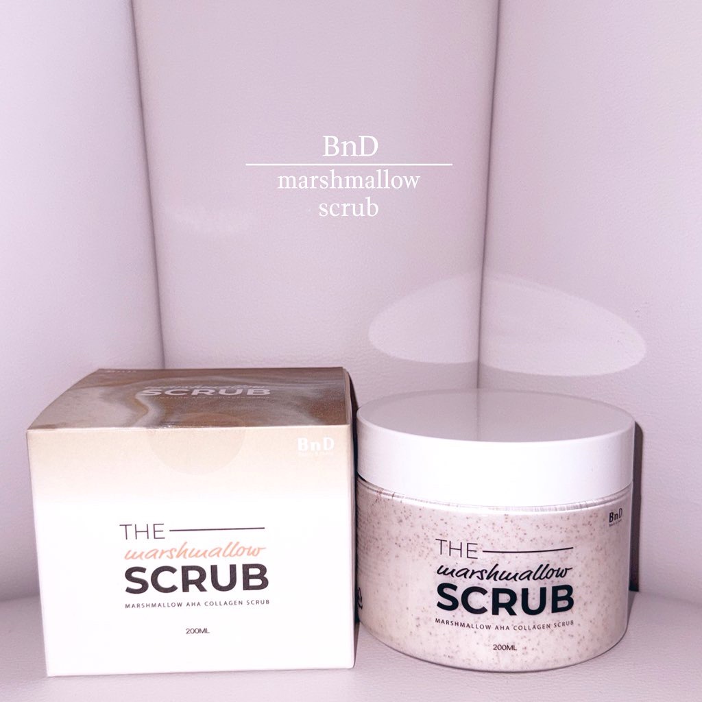 ----------♡----------

BnD マシュマロ コラーゲン AHA スクラブ
¥3,990

顔と体両方に使えるスクラブで
顔に使う時は泡立てて使えるから
肌への負担も少なくケアできる◎

毛穴やごわつきが気になる人に特に