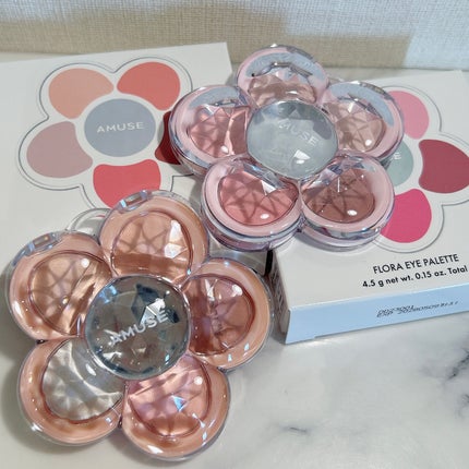 フローラアイパレット/AMUSE/アイシャドウを使ったクチコミ(6枚目)