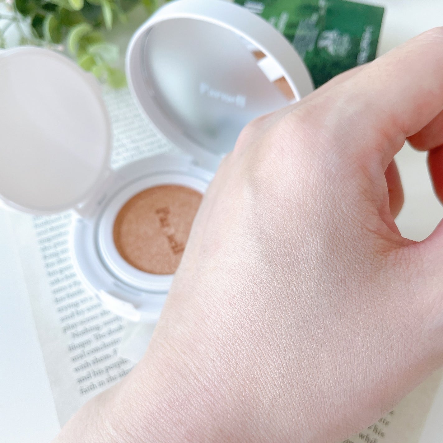 シカマヌ セラム クッションファンデ/parnell/クッションファンデーションを使ったクチコミ(4枚目)