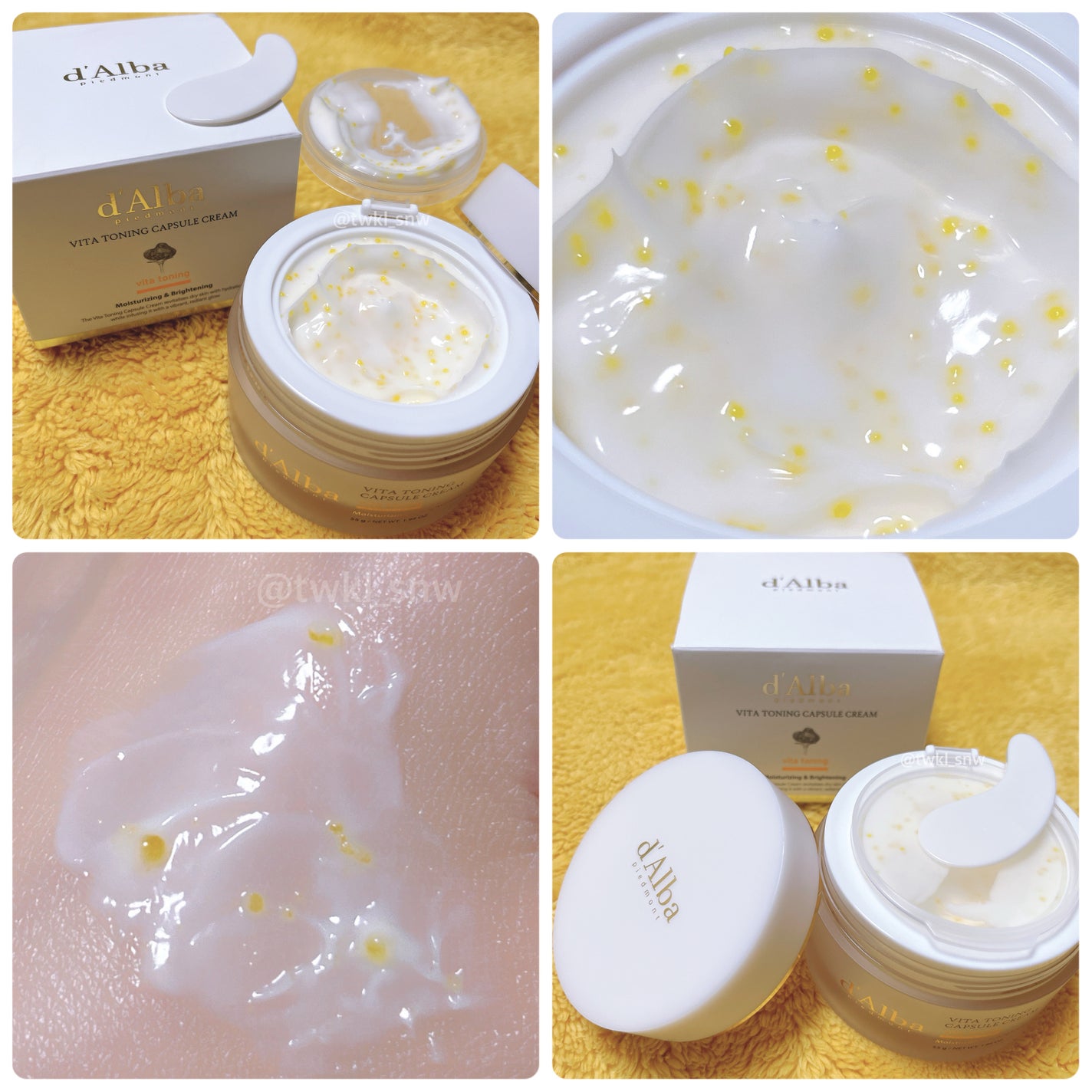 ビタトーニングカプセルクリーム/ダルバ/フェイスクリームを使ったクチコミ(4枚目)