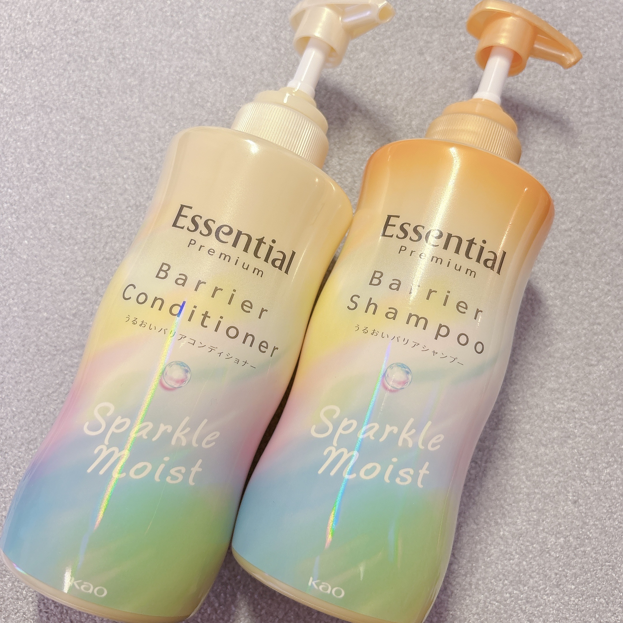 エッセンシャルプレミアム バリアシャンプー・コンディショナー スパークルモイスト/エッセンシャル/市販シャンプーを使ったクチコミ（1枚目）