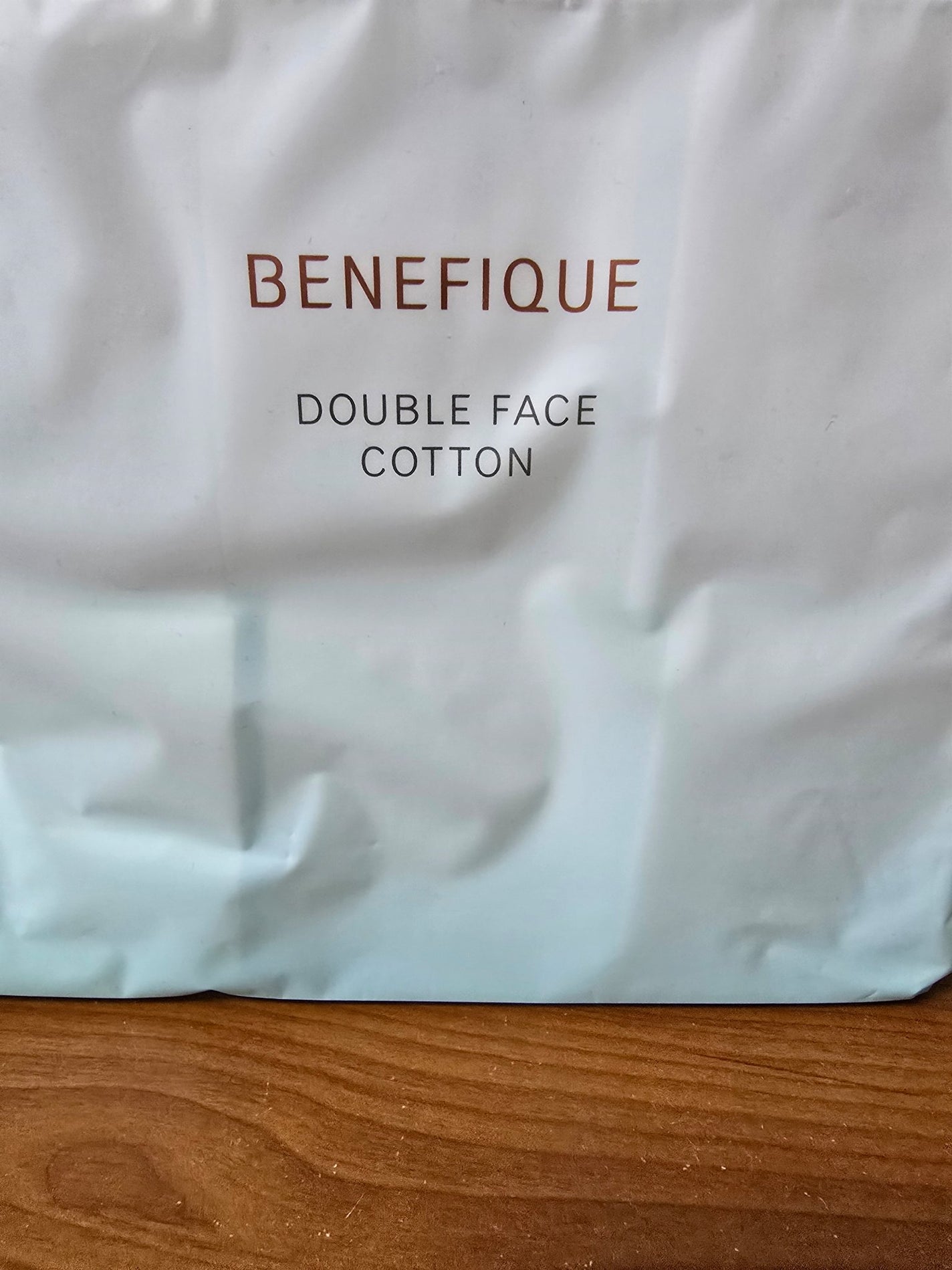 ダブルフェイスコットン N/BENEFIQUE/コットンを使ったクチコミ(1枚目)