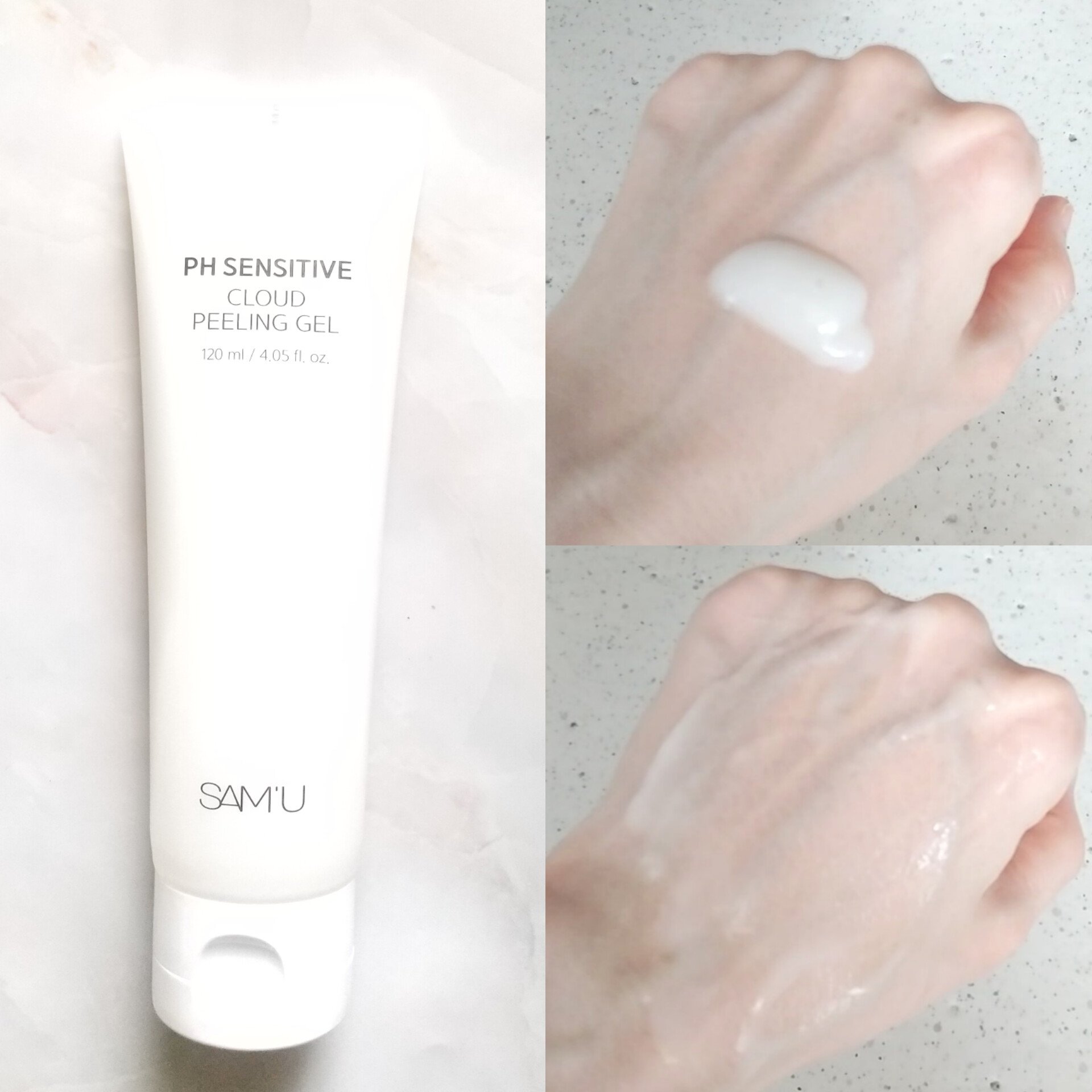PHセンシティブクラウドピーリングジェル/SAM'U/ピーリングを使ったクチコミ（2枚目）