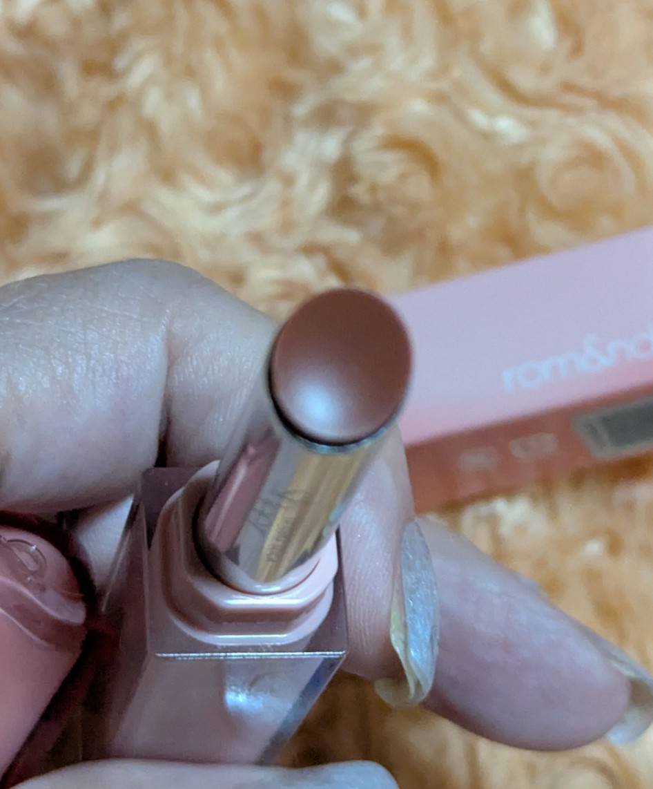 シアーティンテッドスティック 01 ベアパンプキン(BARE PUMPKIN)/rom&nd/口紅を使ったクチコミ（1枚目）