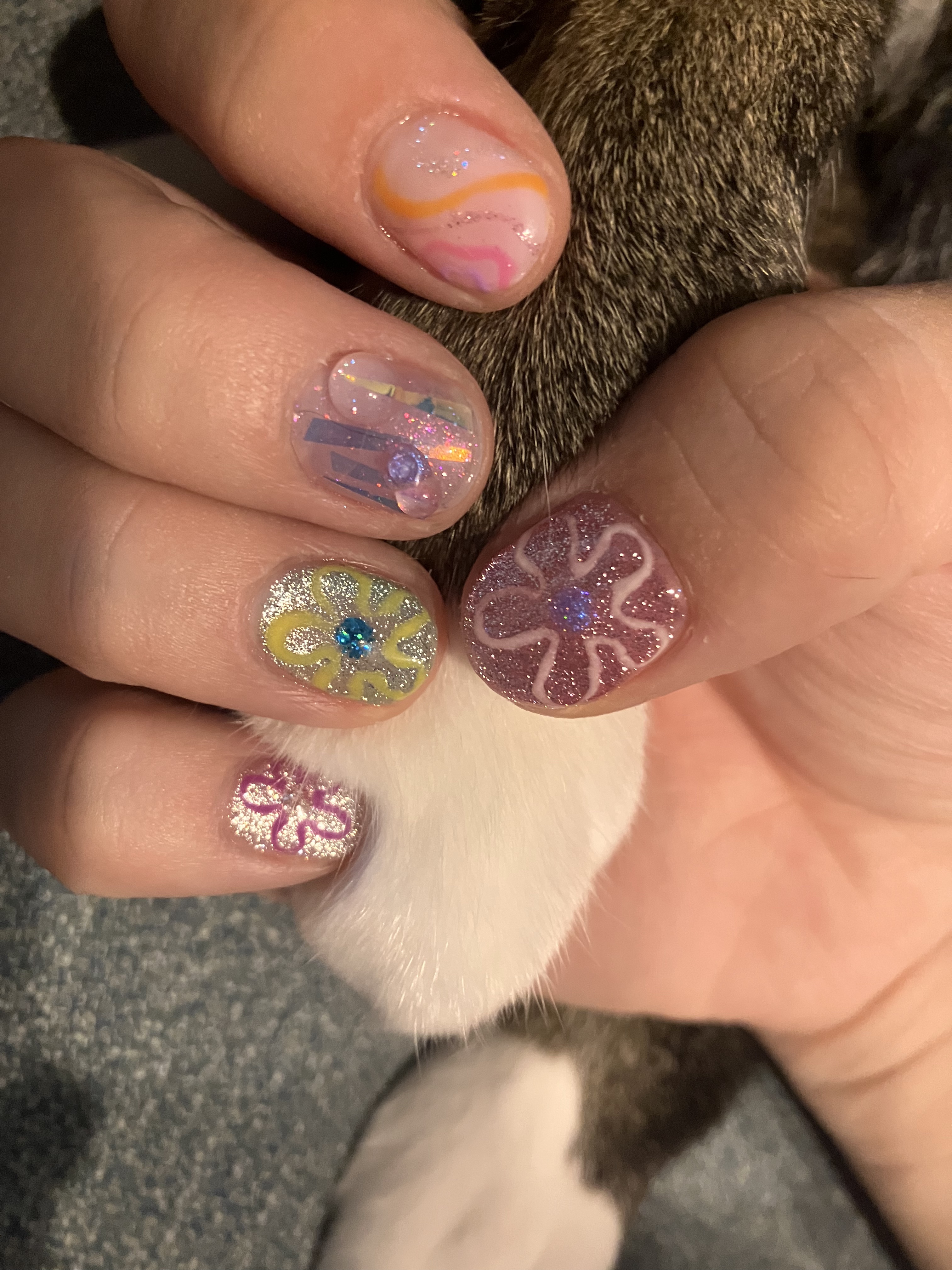 ジェルネイル（ライト対応）/セリア/ジェルネイルを使ったクチコミ（3枚目）