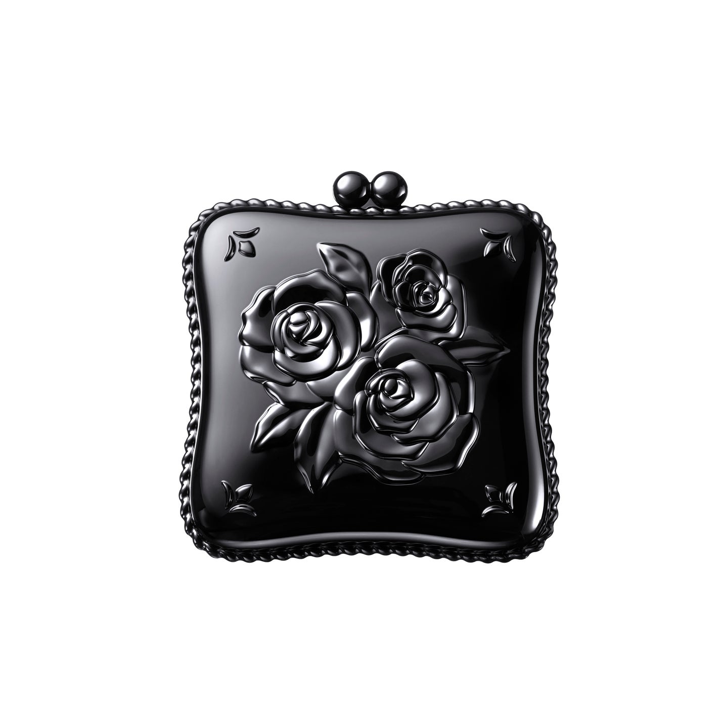 ローズ パウダー ファンデーション コンパクト