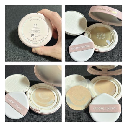 L'ADORE COLORS レインコート クッション ファンデーション/L'adore Colors/クッションファンデーションを使ったクチコミ(2枚目)