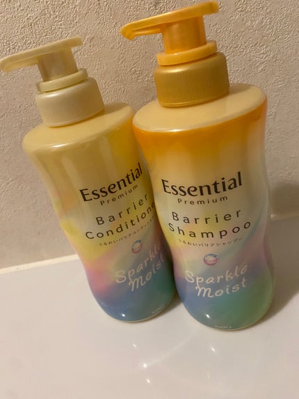 エッセンシャルプレミアム バリアシャンプー・コンディショナー スパークルモイスト/エッセンシャル/市販シャンプーを使ったクチコミ(1枚目)