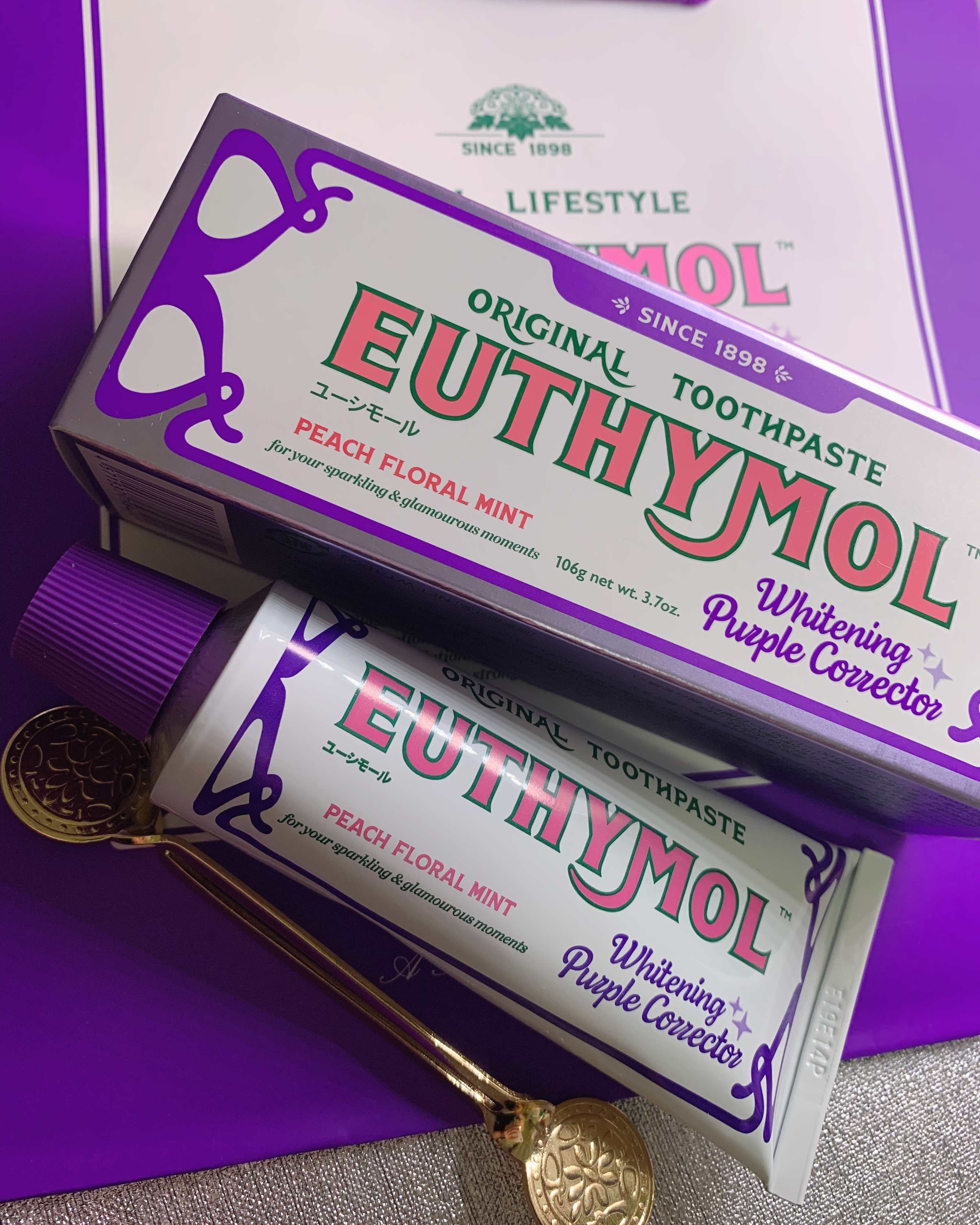 ホワイトニングパープルコレクター歯磨き粉/EUTHYMOL/その他を使ったクチコミ（1枚目）