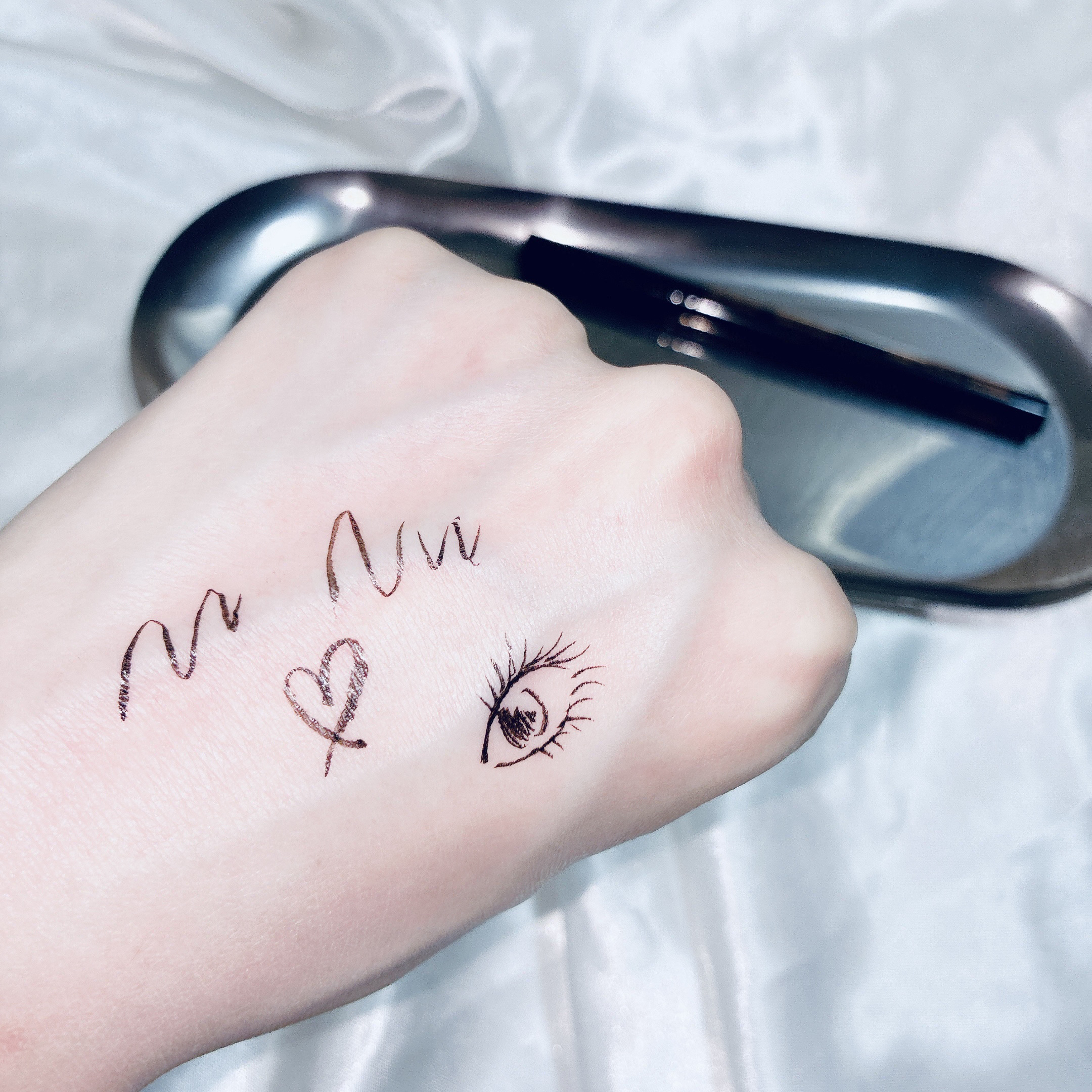 お化粧ふでぺん 目元用 極細筆/くれ竹 /リキッドアイライナーを使ったクチコミ（2枚目）