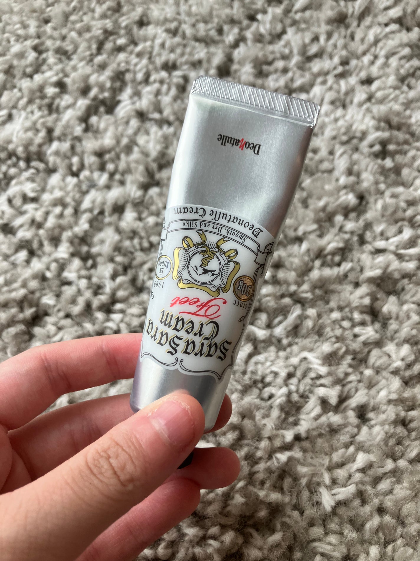 薬用足指さらさらクリーム/デオナチュレ/デオドラント・制汗剤を使ったクチコミ(1枚目)