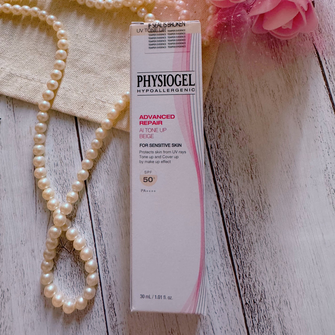 アドバンスドリペア AIトーンアップ ベージュ/PHYSIOGEL/日焼け止めクリームを使ったクチコミ(2枚目)