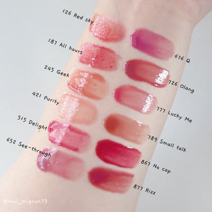 UNSEEN BLUR TINT/Oddtype/口紅を使ったクチコミ(4枚目)