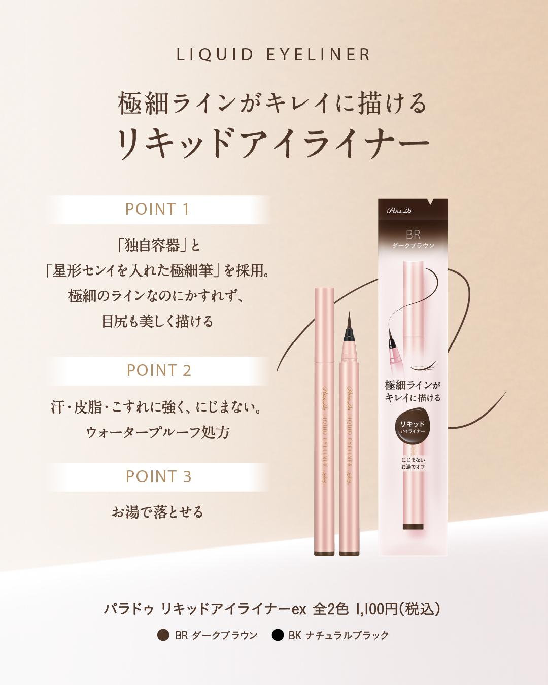 リキッドアイライナー ex/パラドゥ/リキッドアイライナーを使ったクチコミ（2枚目）