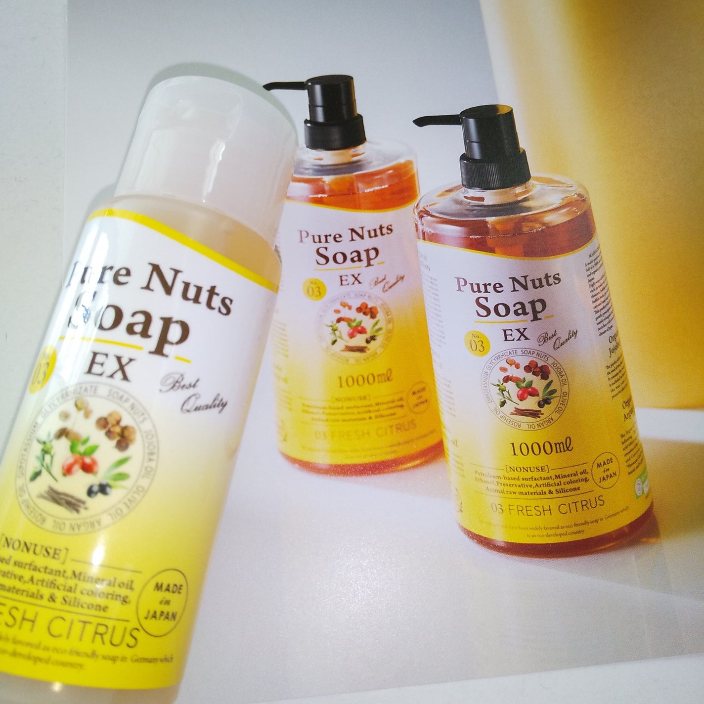ピュアナッツソープ フレッシュシトラスの香り/ナチュラセラ/洗顔フォームを使ったクチコミ(1枚目)